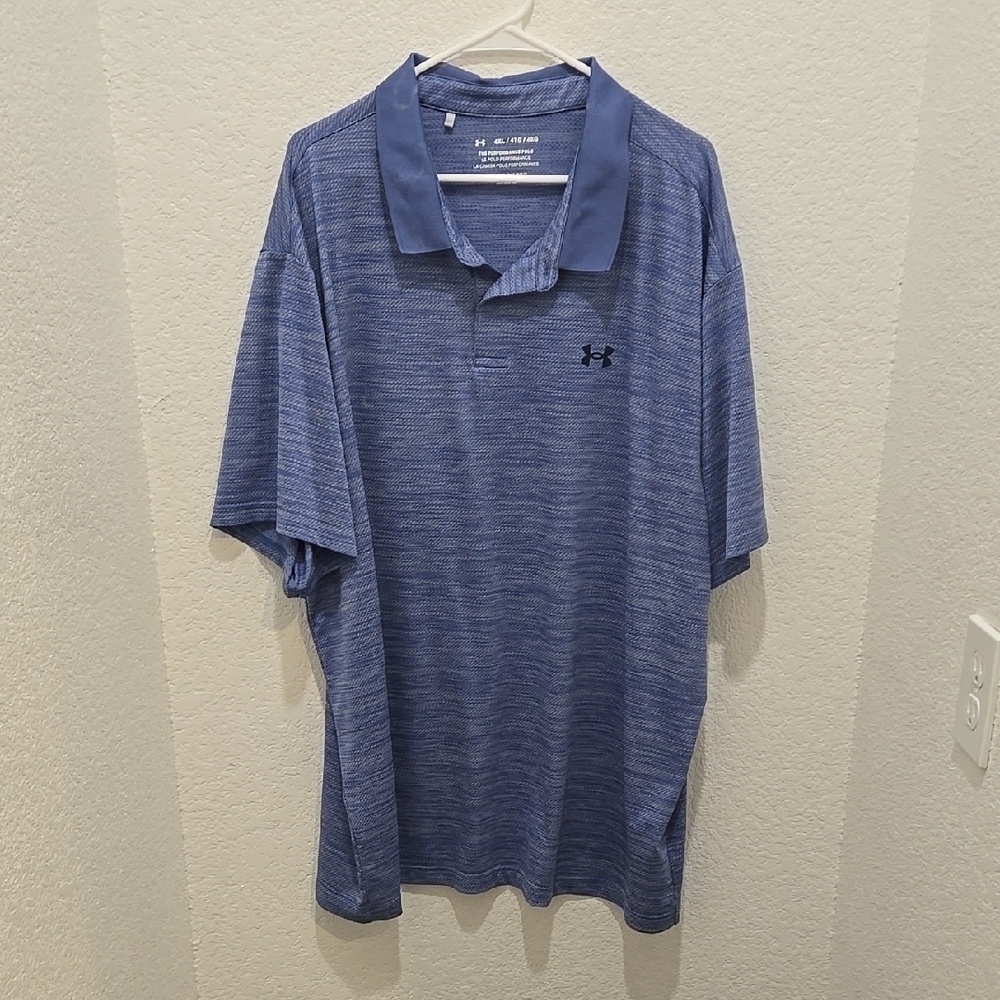 Under Armour Men's Blue Polo Shirt